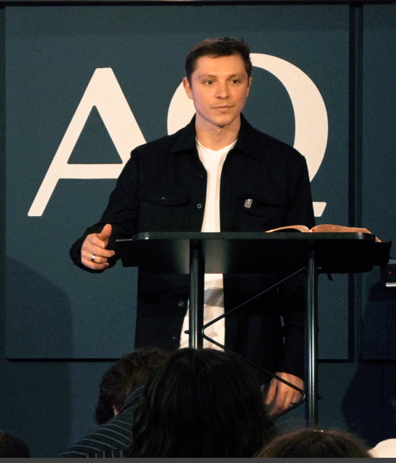 Andrew Ramirez preaching